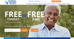Desktop Screenshot of affordabledentures.com